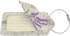 2 Pcs Purple Lavender Luggage Tags - Image 2