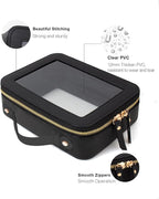 Travel Clear Makeup Bag Set, TSA Approved Cosmetic Bag Case - Image 4