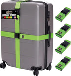 GORILLA GRIP Heavy Duty 4 Pack Adjustable Luggage Straps by GorillaGrip