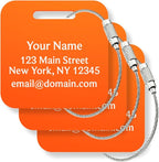 Custom Metal Luggage Tags by Legit3D