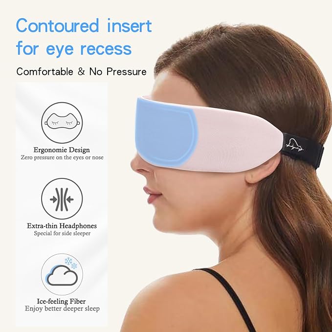 ALASKA BEAR Sleep Headphone Headband Bluetooth 5.2 HD Stereo Noise Reduction - Image 3