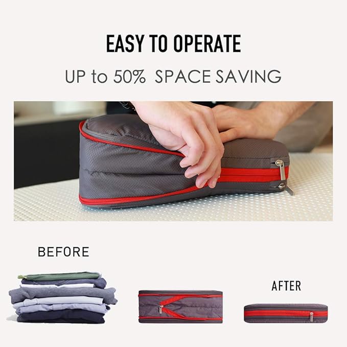 Bee Nesting Waterproof Compression Packing Cubes, Travel Packing organizers - Image 2