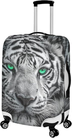 Tiger Animal 3D Printed Travel Luggage Suitcase Cover 22-25 Inch Cover Spandex - Image 2