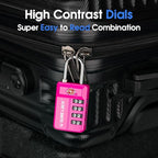 SURE LOCK TSA-Approved 4-Digit Resettable Combination Lock - Image 4