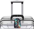 Sea Turtle Leather Luggage Tag - Image 5