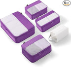 5 Set Compression Packing Cubes by SOARSAIL