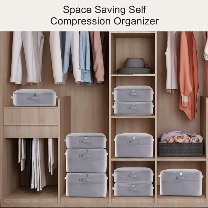 Ultra Space Saving Self Compression Storage Bags - Image 4