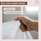 LFH Home Cotton Canvas Extra Large Laundry Bag - Image 8