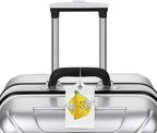 2 Packs Cute Banana Pattern Leather Luggage Tags Novelty Funny Cartoon Suitcase - Image 5