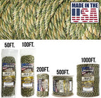 750 Paracord 100% Nylon (Forest Camo / 50 Ft.)