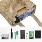 Straw Beach Tote Bag: Large Summer Boho Woven Bags - Image 5