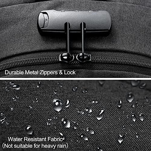 Tzowla Anti-Theft Water Resistant 17.3 Inch Laptop Backpack - Image 8