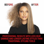 CHI Lava 2.0 Hairstyling Iron 1″ Flat Iron Hair Straightener, Volcanic Lava & Ceramic Plates for Smooth, Frizz‑Free Styling, Adjustable Digital Temp, 11 ft Cord, Professional Hair Tool