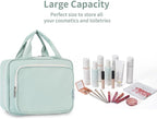 Narwey Hanging Toiletry Bag for Women Travel Makeup Bag Organizer Toiletries - Image 6