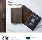 PEGAI Standard Full Grain Crazy Horse Leather Passport Holder | Custom Travel - Image 5