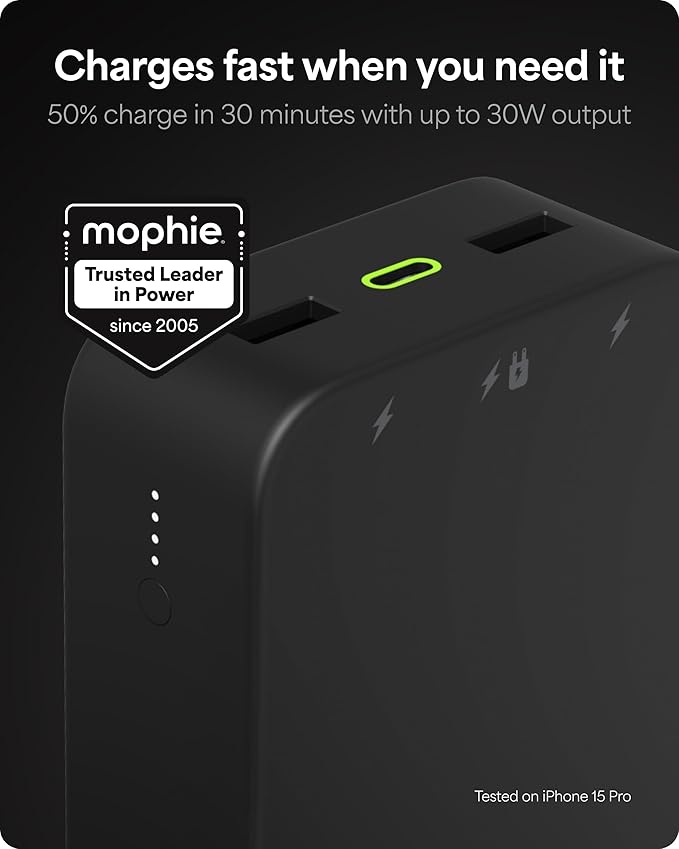 mophie Powerstation XL Power Bank 2023-20, 000 mAh Large Internal Battery - Image 2