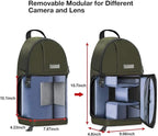 MOSISO Camera Sling Bag, DSLR/SLR/Mirrorless Camera Backpack Case Shockproof - Image 5