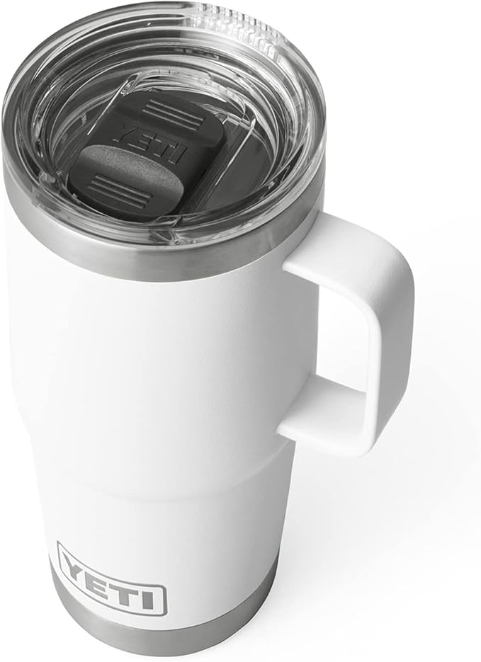 YETI Rambler 20 oz Travel Mug, Stainless Steel, Vacuum Insulated by YETI