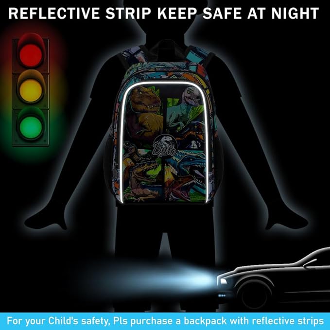 CCJPX Toddler Backpack for Boys Girls, Dinosaur Unicorn Cat Preschool Bookbag - Image 4