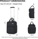 Hanke Softside Underseat Carry On Luggage - Image 3
