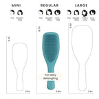 Tangle Teezer Ultimate Detangler Brush for Wet & Dry Hair, Eliminates Knots & Reduces Breakage for Straight to Wavy Hair Types, Transformative Teal