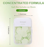 600PCS Portable Mini Soap Sheets – Scented Disposable Hand Washing Paper - Image 2