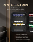 Uniclife 20 Position Key Cabinet - Image 4