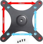 Kado Metal Portable Monitor Stand Tripod, 100x100mm 75x75mm Wall/Arm Mount - Image 7
