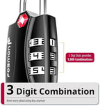 Fosmon TSA Approved Locks for Luggage. Suitcase Locks - Image 3