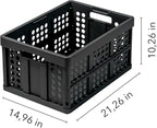 Clax® crate | folding box | basket | 48 qt | black - Image 7