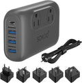 SOKOO 230-Watt Step Down 100-220V to 110V Voltage Converter, International by SOKOO