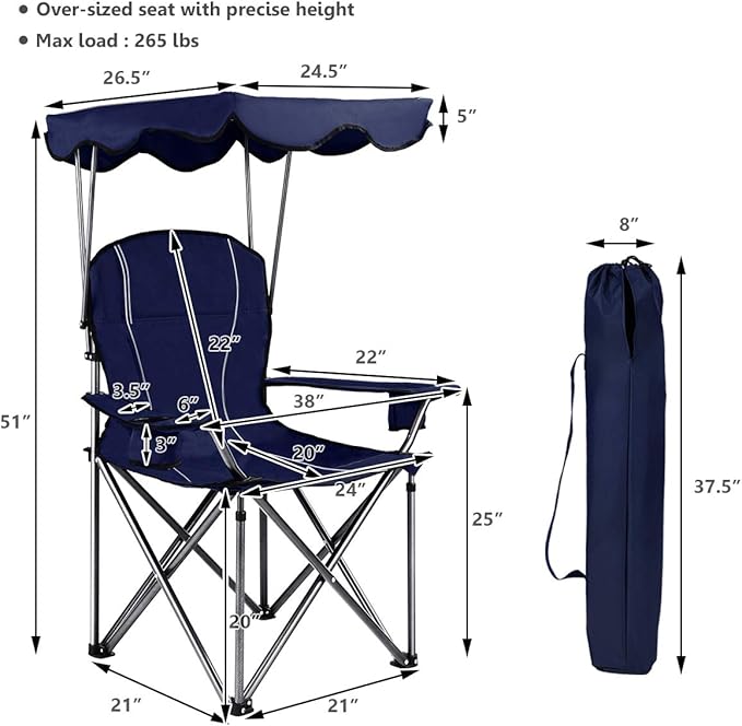 S AFSTAR Safstar Folding Camping Chair - Image 3