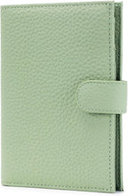 RFID Slim Passport Holder for Women, Compact Leather Passport Wallet by Karmiir
