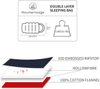 Polycotton Sleeping Bag for Adult&Kids, Cold&Warm Weather Large - Image 2