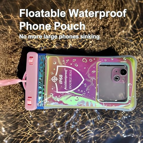 Waterproof Phone Pouch (Black + Pink / REGULAR SETS)