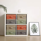 YueYue Small 4 Pack Fabric Stroage Box - Image 3