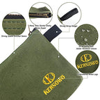 Premium Canvas Tool Pouch Zipper Bag (12.75 inch / Army Green)