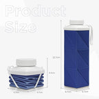 POMKAKA Collapsible Water Bottles 24.3oz, 2nd Generation Leakproof BPA-Free - Image 8