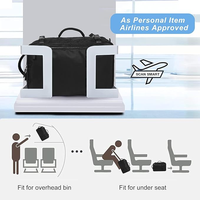 Hanples Travel Backpack for Women Men Large Carry On Person Item Flight - Image 3