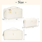 Birthday Gifts for Women Teen Girl, Personalized Initial Makeup Organizer Bag - Image 5