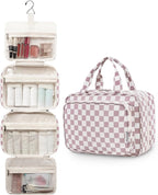 Narwey Travel Toiletry Bag for Women Large Hanging Makeup Bag Organizer - Image 4