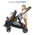 Graco Ready2Grow LX 2.0 Double Stroller Features Bench Seat and Standing - Image 6