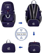 WATERFLY Small Lightweight Packable Backpack: 20l Ultra Light Foldable Travel - Image 6