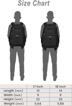 MATEIN Roller Backpack, 18 inch Large Travel Laptop Bag - Image 7