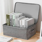 ANMINY Storage Bins with Zipper Lids 13 Qt Lidded Fabric Storage Boxes Baskets - Image 6