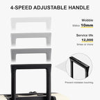 LEVEL8 Carry on Suitcase for Women Men, Carry-on Luggage Airline Approved - Image 6