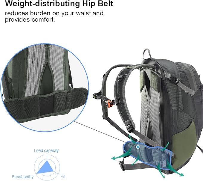 KAILAS Q-WIND II 28L Hiking Daypack Waterproof Lightweight Backpack - Image 6