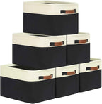 GhvyenntteS 6 Pack Large Fabric Storage Bins by GhvyenntteS