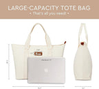 AW BRIDAL Monogram Canvas Tote Bag - Image 2