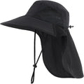 Home Prefer Outdoor UPF50+ Sun Hat Wide Brim Mesh Fishing Hat by HomePreferHatsCaps